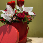 san valentino cuori rossi e fiori