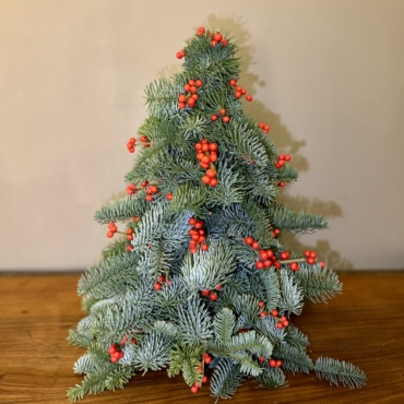 Albero di Natale in pino e ilex